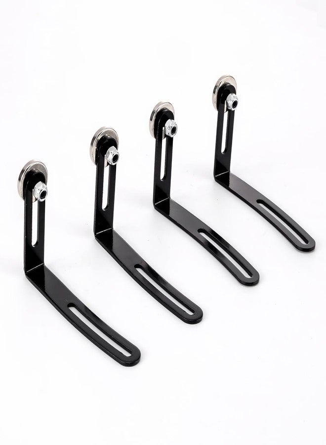 Rchobbytop Pack of 4 RC Car Body Shell Mount Magnetic Metal L-Bracket for 1/10 Rock Crawler RC4WD D90 Traxxas TRX4 Axial SCX10 90046 Redcat Tamiya - Image 4